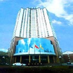 Di kawasan Shahe.  San He Plaza Hotel - Dalian