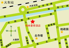 GreenTree Inn Suzhou Station Hotel Map